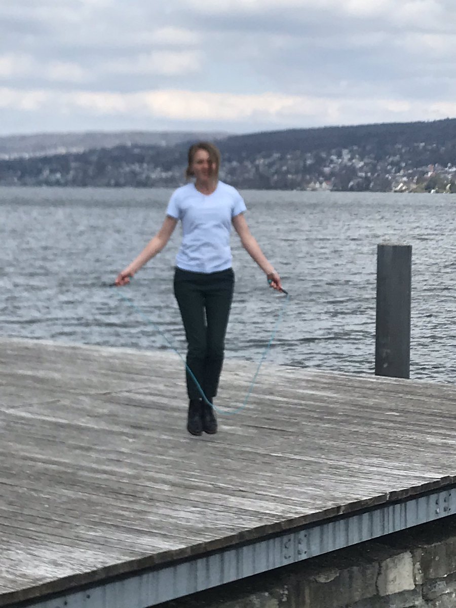 bkptherapy's tweet photo. #lunchtime activity by #lakezurich #doubleunders #highskip #singleunder differ so much. PFM réflexive activity needs to adapt to not only endurance of repetitive #impact but also some tucking-under posture, height, arms, landing #aspug #bernuniversity @puresportsmed @ThePOGP https://t.co/3Yx2F1lQsZ