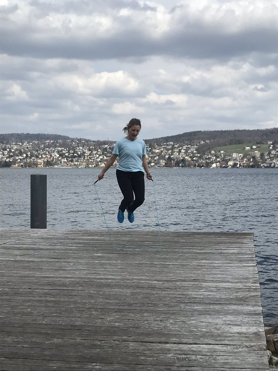 bkptherapy's tweet photo. #lunchtime activity by #lakezurich #doubleunders #highskip #singleunder differ so much. PFM réflexive activity needs to adapt to not only endurance of repetitive #impact but also some tucking-under posture, height, arms, landing #aspug #bernuniversity @puresportsmed @ThePOGP https://t.co/3Yx2F1lQsZ