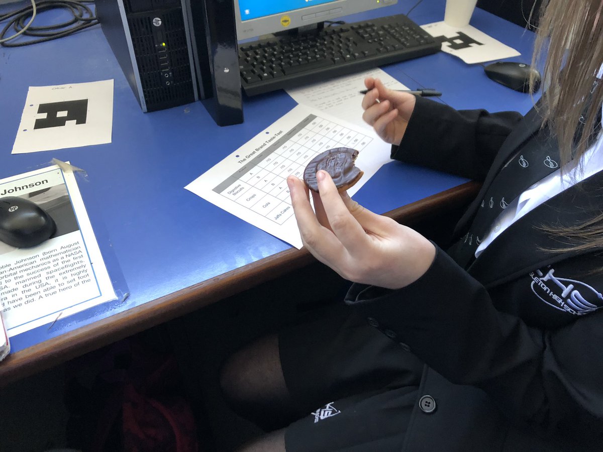 CHSBus's tweet photo. Y10 are considering the importance of brands this morning. Can they tell the difference between branded &amp; in-branded products? https://t.co/94cdWDCfzT