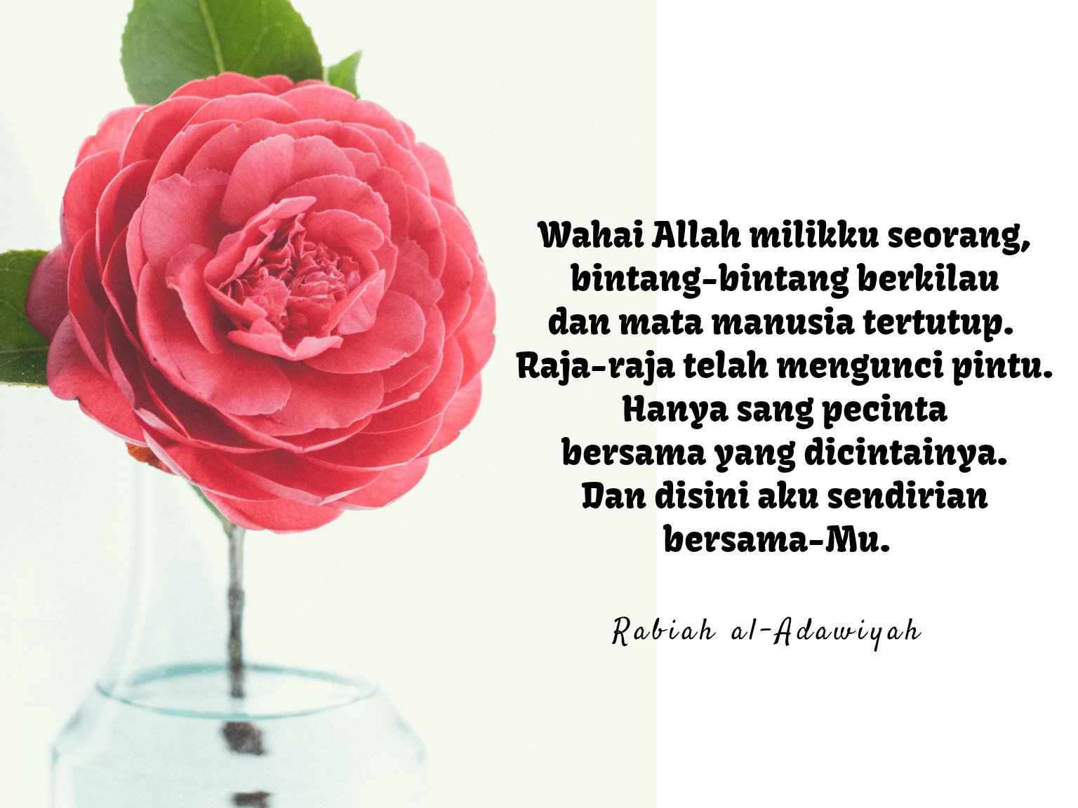 kata bijak rabiah al adawiyah