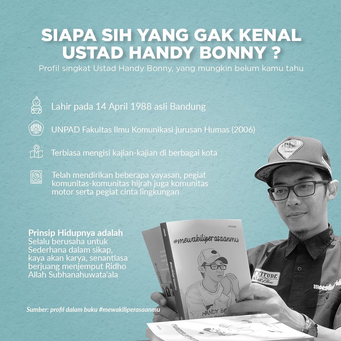 Uzivatel Penerbit Mizan Pustaka Na Twitteru Yuk Kenalan Lagi Sama Ustad Handy Bonny Ustad Muda Gaul Ini Sangat Digandrungi Di Kalangan Pemuda Hijrah Karena Ceramahnya Selalu Ngena Kali Ini Berbeda Ia Menumpahkan
