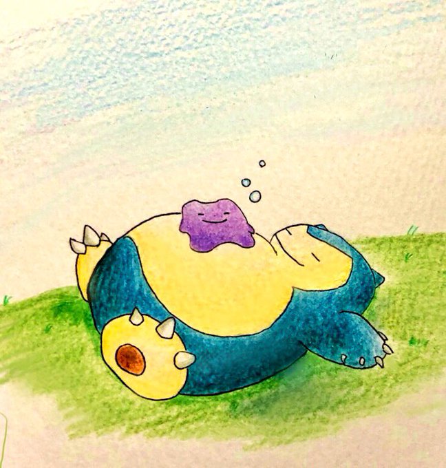 Jospictjaboau ポケモン 可愛い イラスト カビゴン