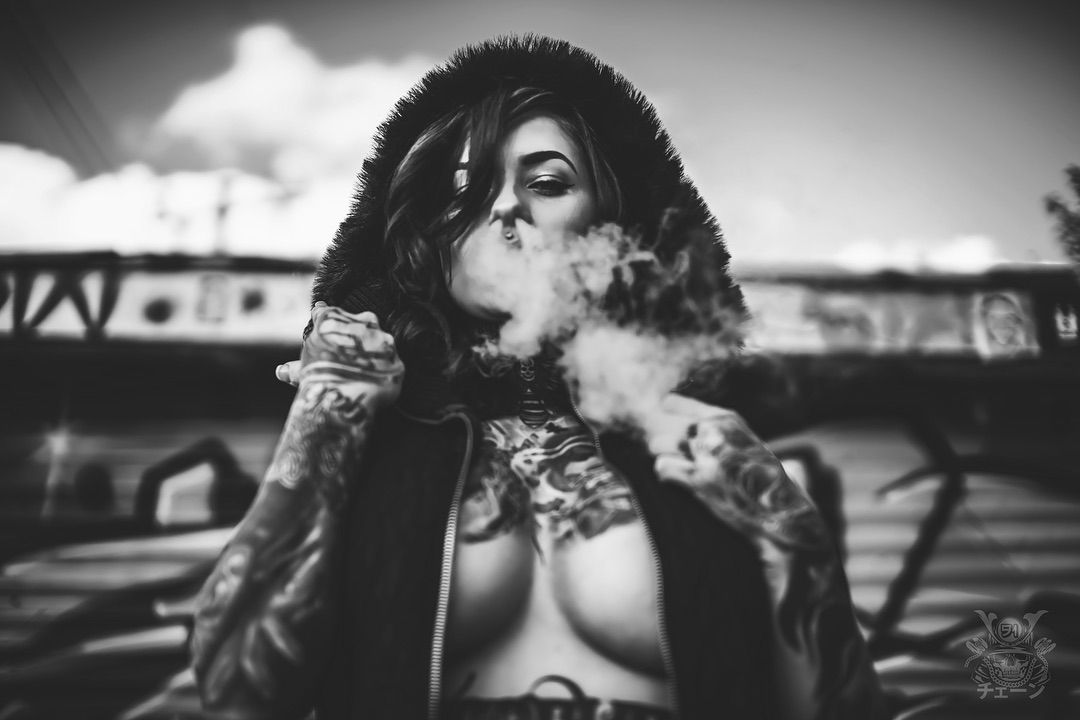 INKED #tattoo 
#vaporgirl