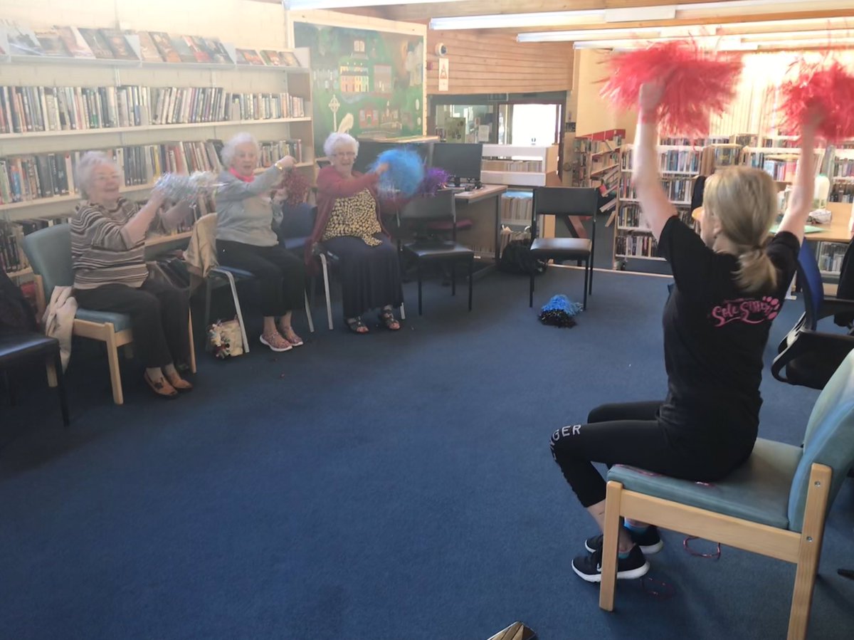 SoleSistersBG's tweet image. Lovely morning at Sole Sisters Light Exercise Class at Cwm Library 
Thank you @GameOnWales our ladies love Monday mornings #MondayMotivation #exerciseforall