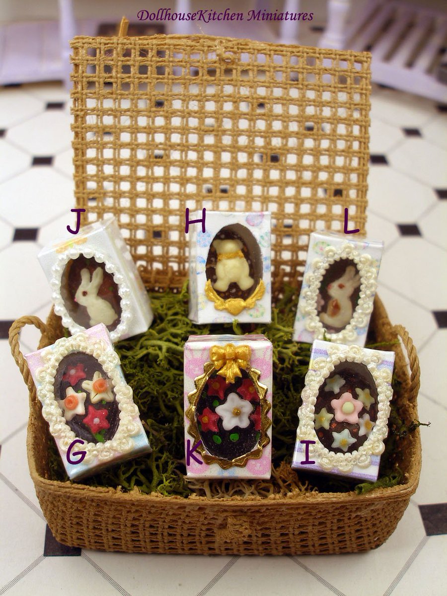 DollhouseK's tweet photo. Excited to share the latest addition to my #etsy shop: Dollhouse Miniature Food Easter Egg Handmade https://t.co/OzW941tu1i #toys #easter #dollhousefood #dollshousefood #minifood #scaleoneinch #miniaturefood #dollhousehandmade #miniature12thscale https://t.co/Rc0PXOcVQk