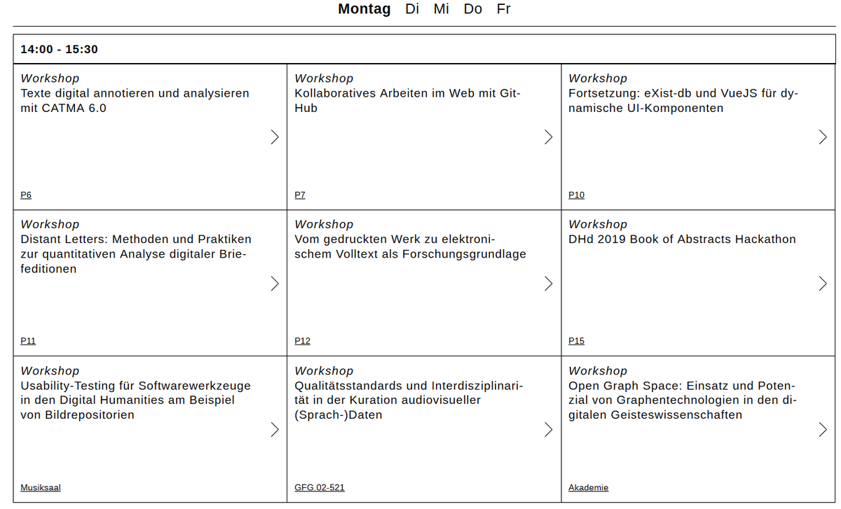 DHdInfo's tweet photo. Nach der Mittagspause am Tag 1 der #dhd2019 folgen von 14:00-15:30 weitere Workshops zu folgenden Themen: Distant Letters, BoA Hackathon, Open Graph Space, A/V (Sprach-)Daten, eXist-db, Git-hub, CATMA 6.0 etc https://t.co/gUF9HyLAA1 #boaHack #graphspace #digitalhumanities (sk) https://t.co/eI31vgCruT