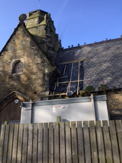 DeanRoadChapel's tweet photo. SBC Property Services have been busy helping to protect Dean Road Chapel roof from the elements. https://t.co/Rrw14DmGCk