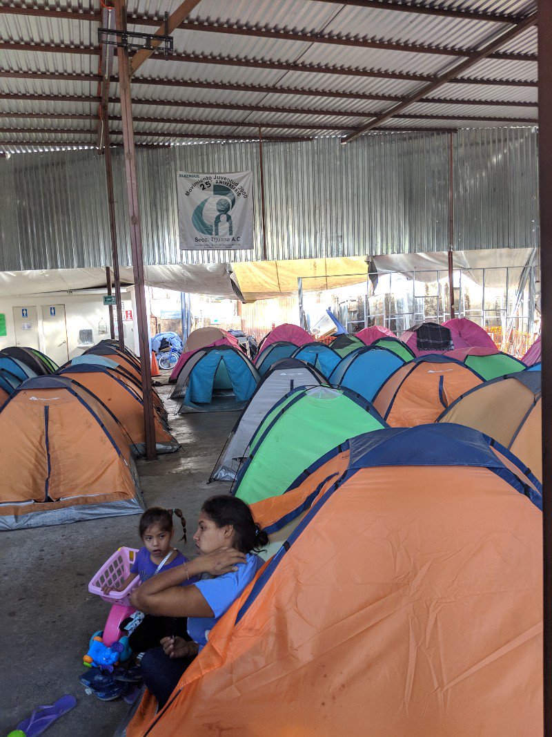 UnpartisanPol's tweet image. We traveled to Tijuana to speak with #migrants applying for asylum at the US southern border. Take a look inside one of the shelters where we conducted interviews at the @Border_Angels HQ in Tijuana. Hear the stories on the latest episode on Refugee &amp;amp; Asylum Policy out Wednesday!