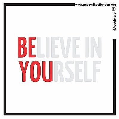 SpiceTalks's tweet image. BElieve in YOUrself and you will face the giants on your journey.
.
.
.
#Accelerate #SpiceTalks #Storytelling  #storyteller #Workshop #pedagogy #Culture #Startup  #Creativism #Activism #Mentorship #Leadership #BeYou #ChangeMaker #SDGs #Disrupt #entrepreneurlife #courage #Pilipili
