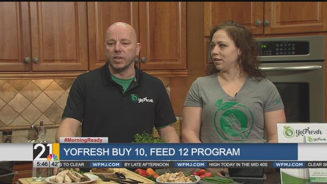 SteveWFMJ's tweet photo. Eating healthy & helping put food on the table for others. Check out #YoFresh & their partnership with Second Harvest Food Bank. @wfmjtoday https://t.co/ivkH82vi3l https://t.co/eNre2viVel