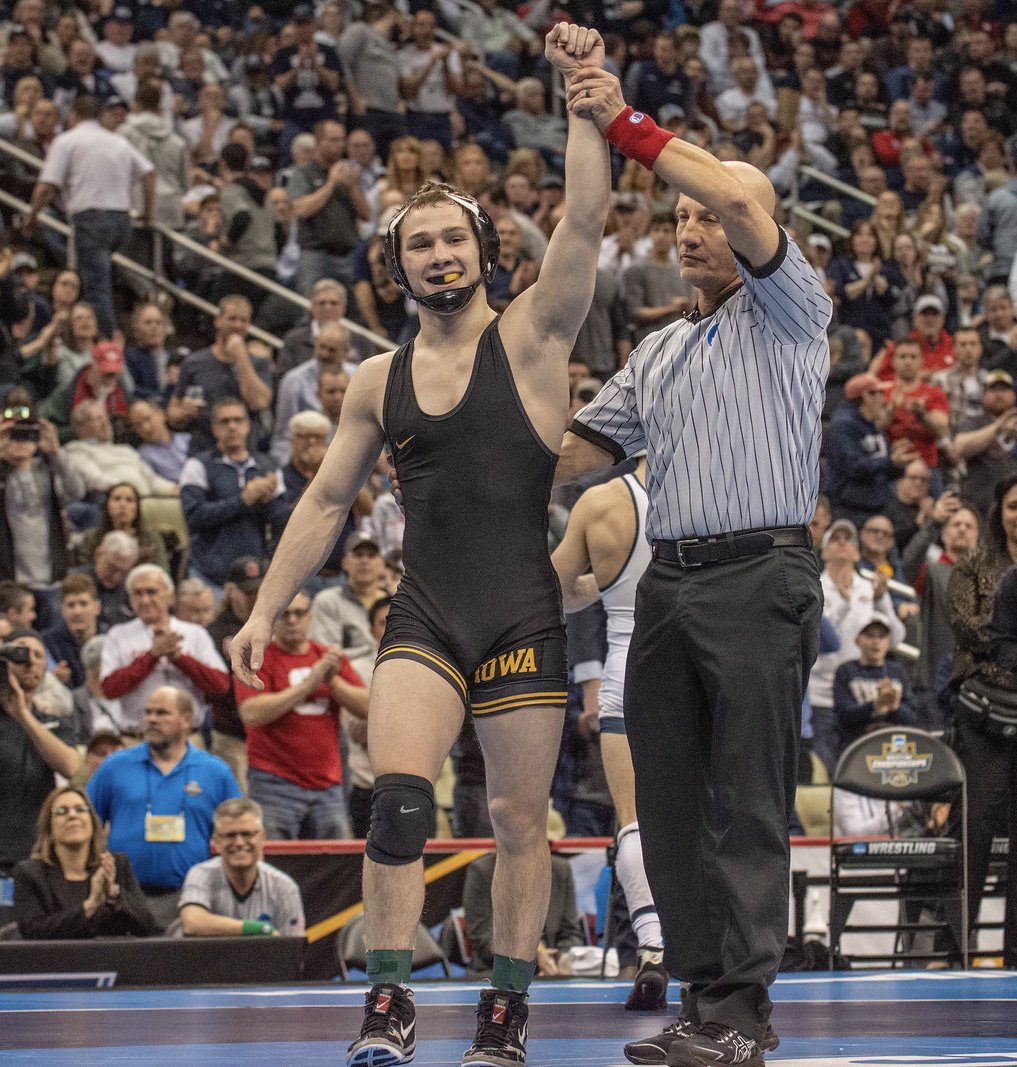 FloWrestling's tweet image. Two for two.