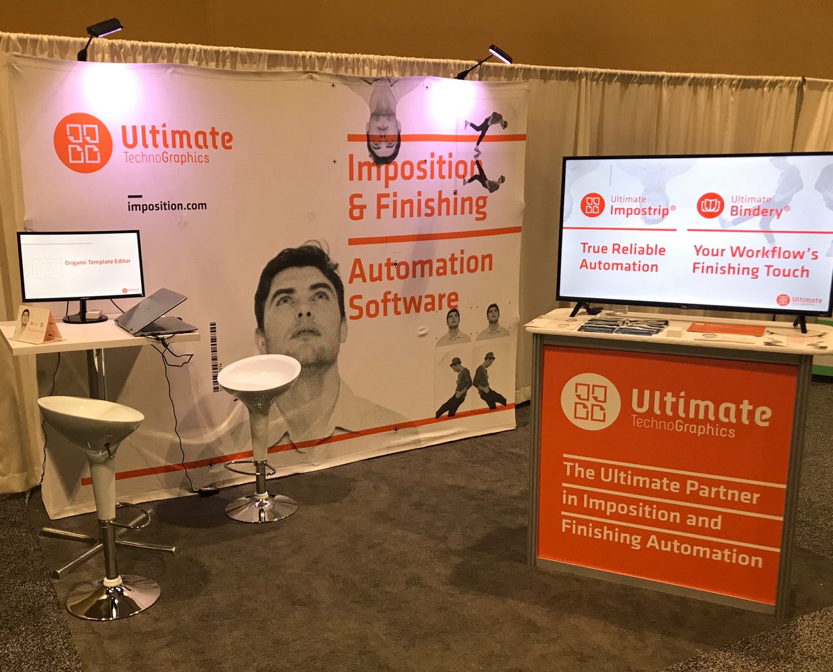 PrintImposition's tweet photo. Dscoop Edge Orlando is opened and we are ready! See you at booth 154 on the Solutions Showcase. #WeAreDscoop #Workflow #Automation #HP #UnleashPrint @myDscoop https://t.co/5JoX0ytIk1