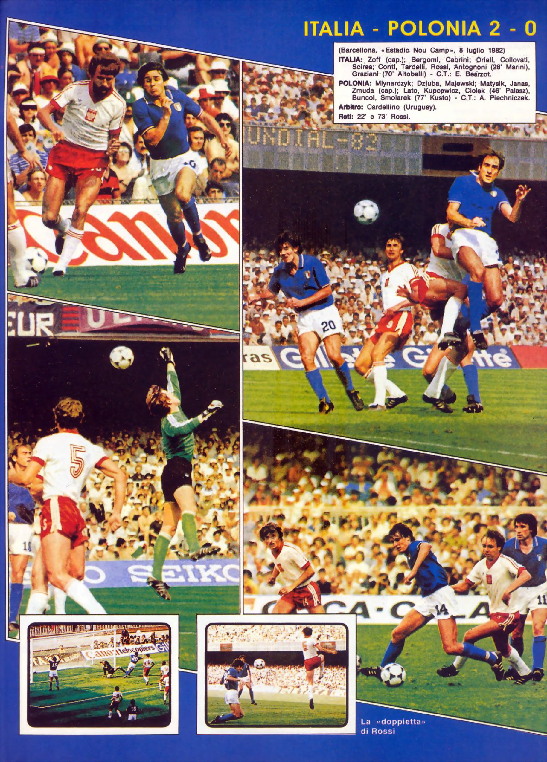 Panini WCS Paolo Rossi World Cup 1982 Espana 82 Italy #141 