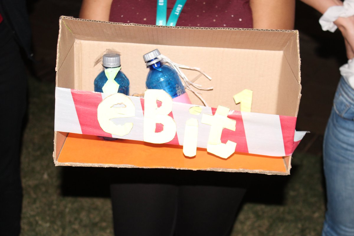 UP_EBITweek's tweet photo. Fun moments from the first night of #ebitweek with our group mascots and performing group wall cries. Learners were challenged to build a mascot and create a wall cry. They all impressed judges with their  #ebit spirt. #tuks part 1. https://t.co/a0eaQP0cTp