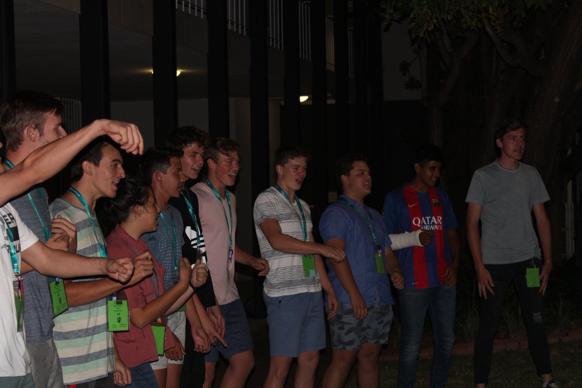 Fun moments from the first night of #ebitweek with our group mascots and performing group wall cries. Learners were challenged to build a mascot and create a wall cry. They all impressed judges with their  #ebit spirt. #tuks part 2.