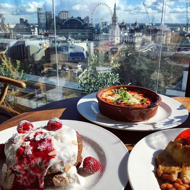 Does brunch get any more picture perfect than this snap from @londonfoodbabes ? Sums up our Sunday, recovering from The Prohibition Party on Saturday night with pancakes and a good dose of vitamin D 🥰☀️ ift.tt/2Uat9wD