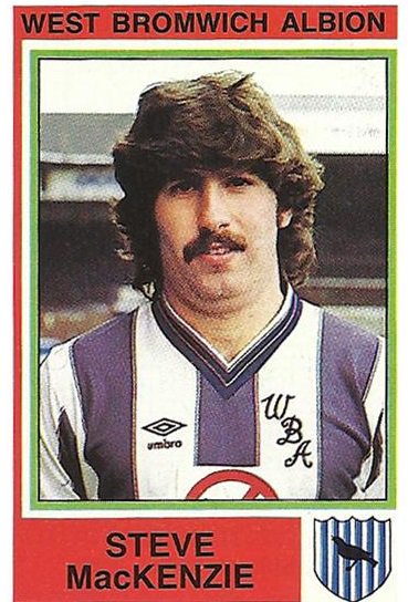 Steve MacKENZIE (West Bromwich Albion - 1984/85) and Pablo ESCOBAR