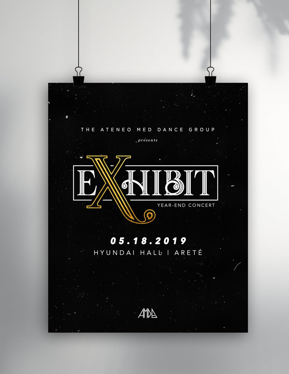 AMDGofficial's tweet photo. Exhibit your passion.
Exhibit your stories.
Exhibit our 10th year, AMDG.
Save the date!
May 18, 2019 (Saturday)
Hyundai Hall, Areté
---
#YECExhibit
#PassionMeetsPurpose
Logo by Matthew Que
Promos by Joshua Cruz https://t.co/TV6D65LgZe