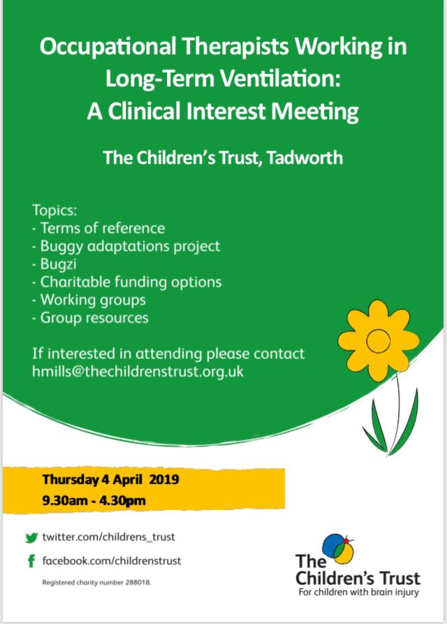 Free networking event for OT’s interested in #LTV <a href="/RCOT_CYPF/">RCOT CYPF</a> <a href="/TheOccTherapist/">Kate T El Bizanti</a> <a href="/Childrens_Trust/">The Children's Trust</a> <a href="/sharontuppenyot/">Sharon Tuppeny</a>