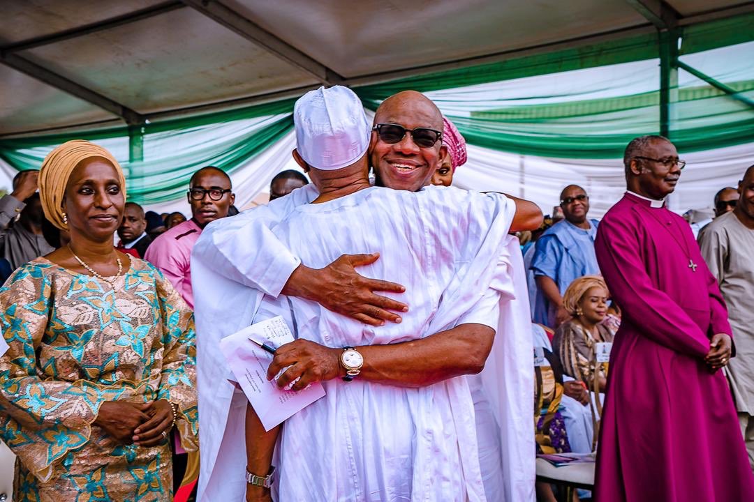 raufaregbesola's tweet image. Yesterday, I was with Vice President @ProfOsinbajo, his lovely Wife, Governor @AAAjimobi and other leaders of our party @OfficialAPCNg at the interdenominational thanksgiving service held in Ikenne, Ogun State.