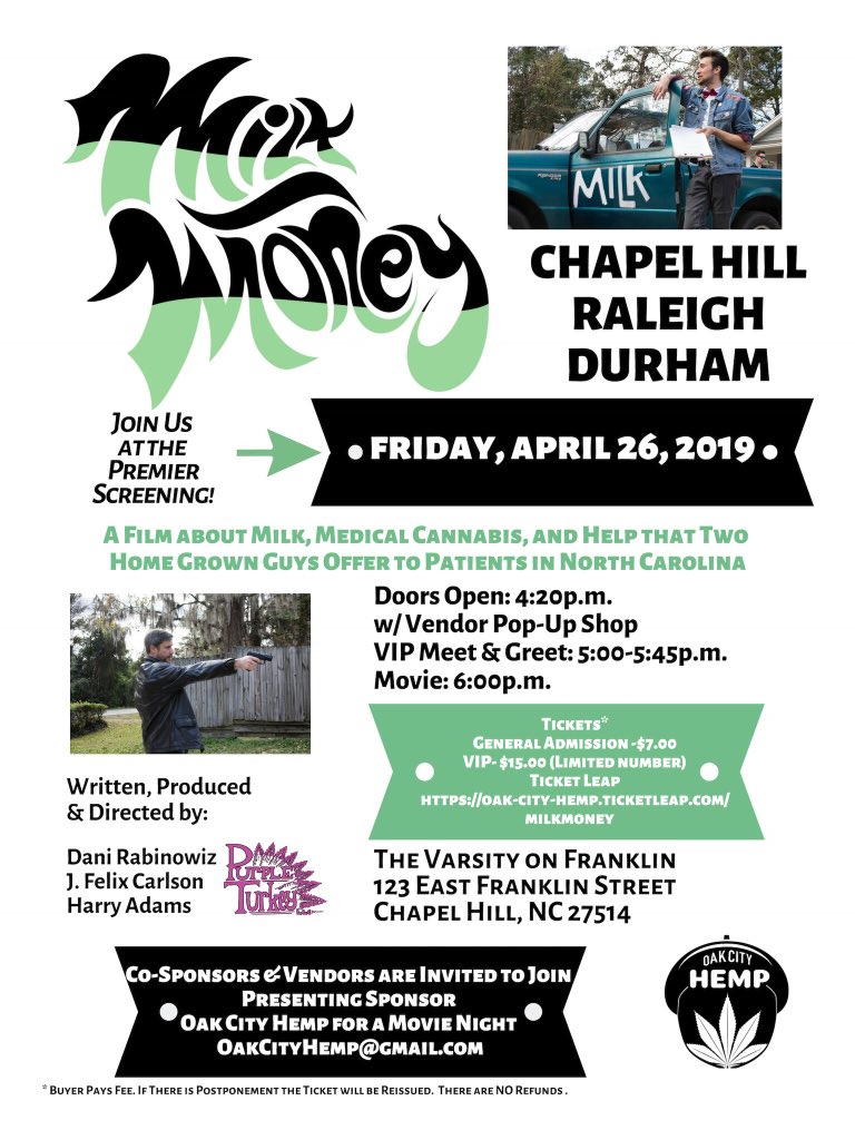 MT <a href="/ImagineThis704/">Imagine This!</a>: Great Day in the morning❗️🌞Please #retweet this #filmscreening You met <a href="/milkmoneyfilm/">Milk Money</a> on #KandidCANNAsations oak-city-hemp.ticketleap.com/milkmoney Tickets on sale NOW! #cannabiscommunity #CannabisNews #edutainment ☮️