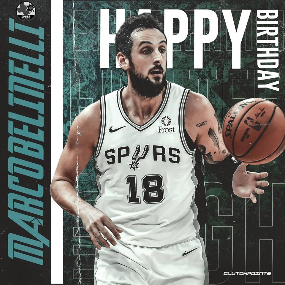 Join Spurs Nation in wishing Marco Belinelli a happy 33rd birthday   
