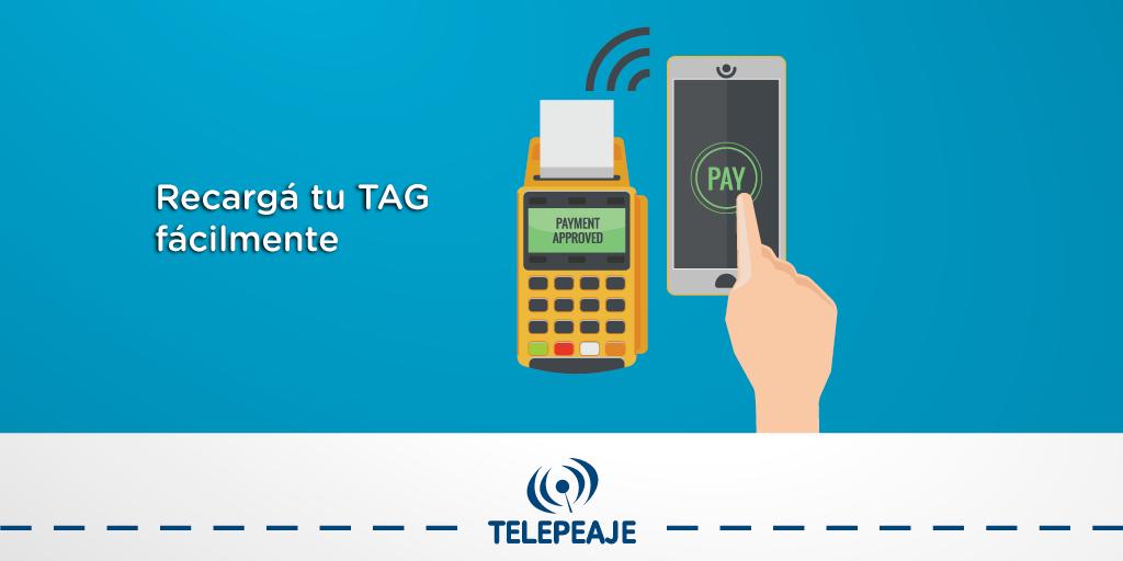 ¡Recargar tu TAG es super fácil!
Podés hacerlo en Abitab, en RedPagos, banco locales,  en todos los peajes del país o desde nuestra web telepeaje.com.uy
