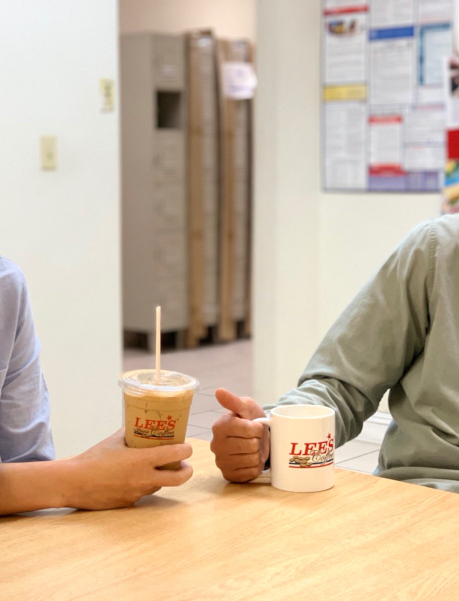 Manic Monday? No Problem. We have Lee's Coffee. #leesmoment