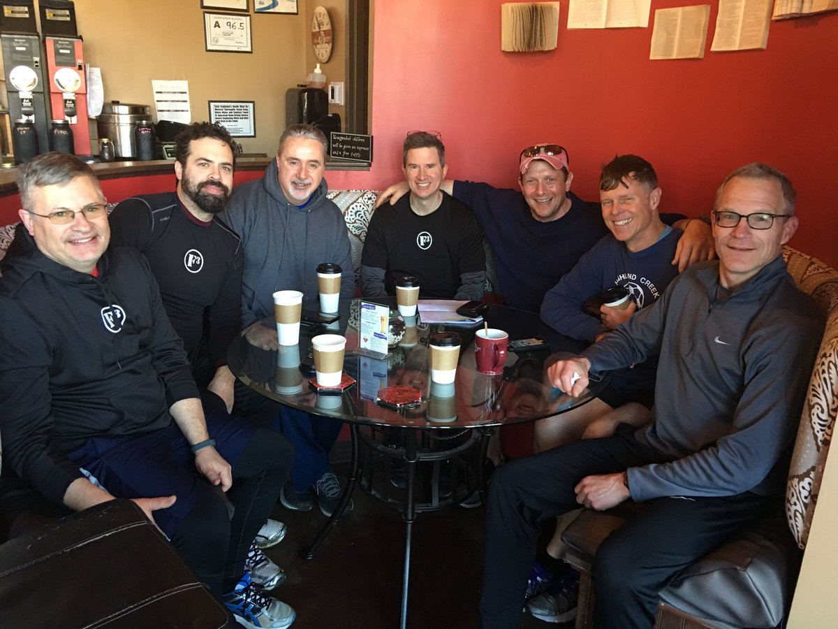 F3MeCaQSource's tweet photo. 30 HIM in 3 locations gathered to discuss Meeting,  Study,  and Mammon. #ISI @F3QSource @F3Nation #qsourcecounts @Stinger_F3 @DreddCNC @darkhelmetF3 https://t.co/p9K7eOPT7U
