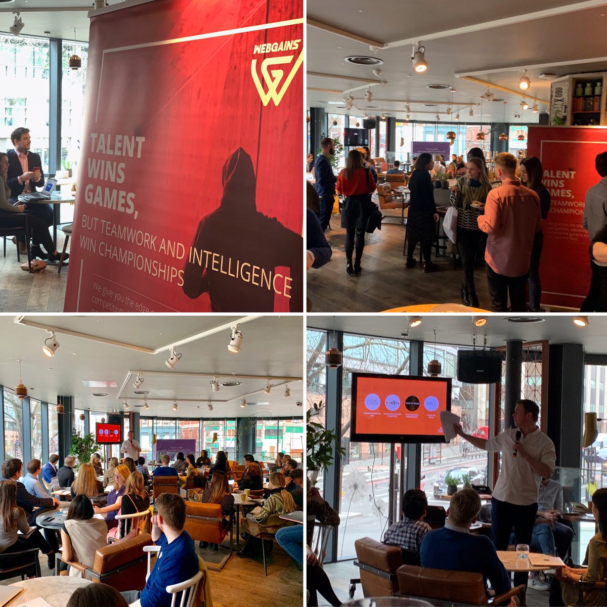 smarterclick's tweet photo. We were proud to sponsor @WebgainsUK's Speed Networking Event last week. A brilliant day filled with promising opportunities from a range of great brands. Thanks to @WebgainsUK for organising! #networking #marketing #webgains https://t.co/34aR6Nr1X2