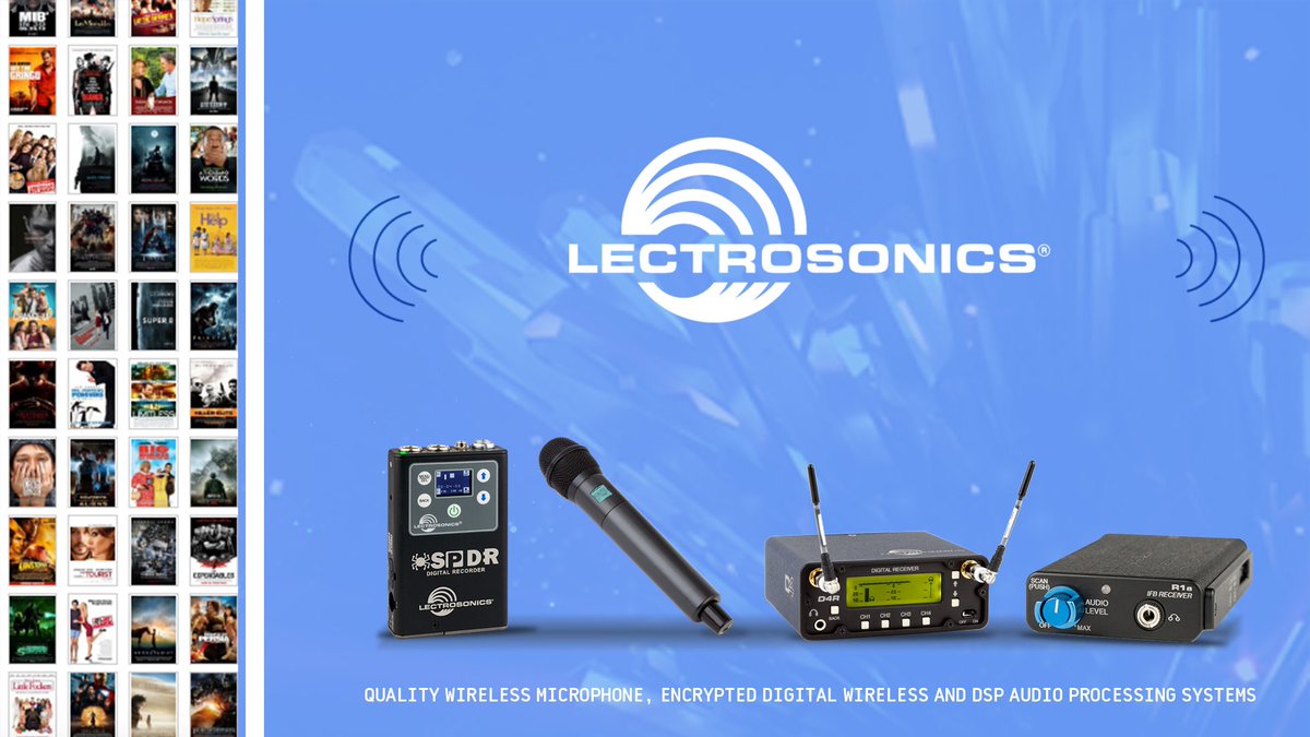 StudioBss's tweet photo. Lectrosonics Family of products are the way to go if you're looking for the best audio quality, Whether for broadcasting, film making or live concerts you'll always get a consistent unparalleled experience with Lectrosonics. https://t.co/jLZtShuJXA