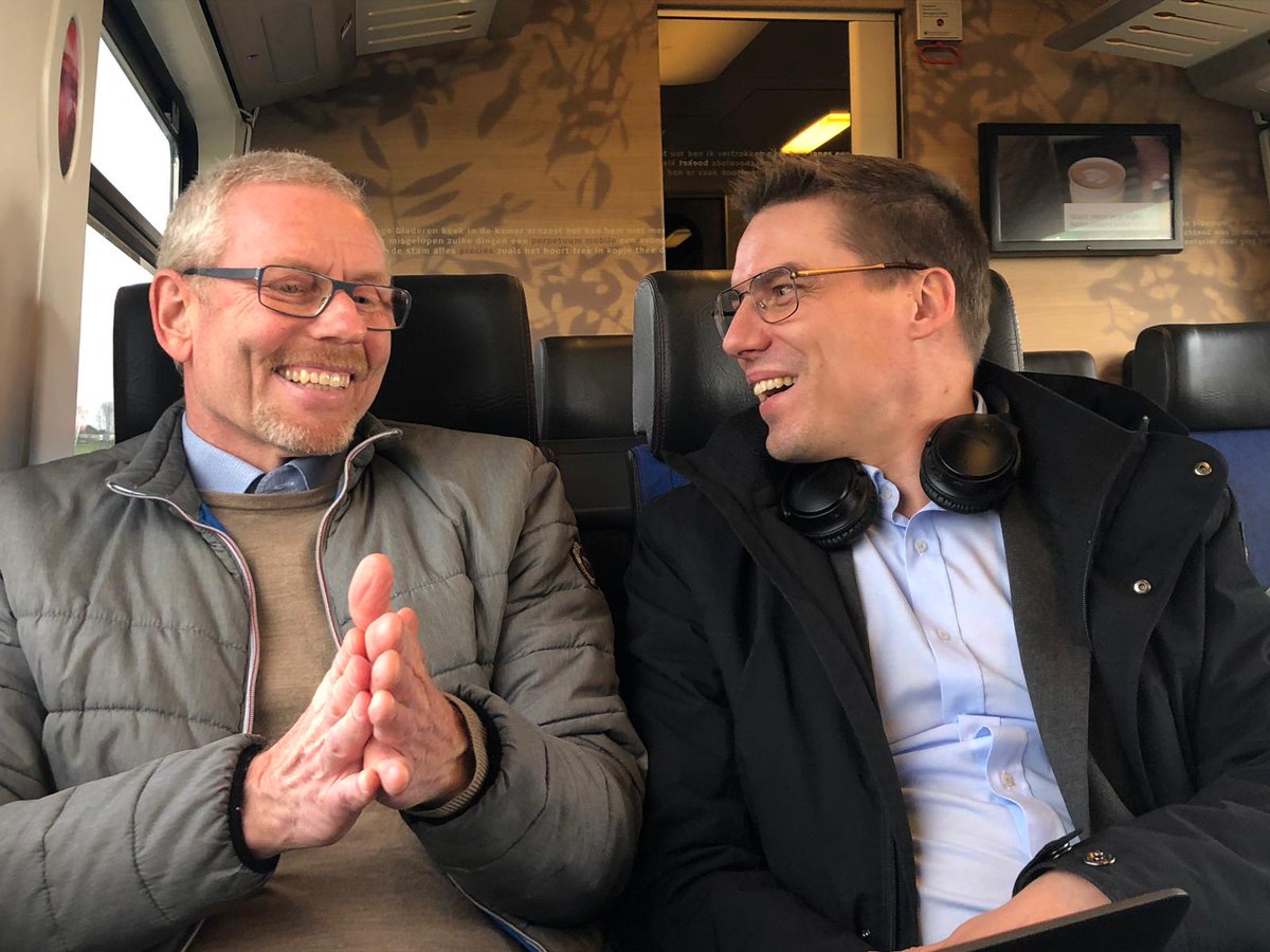 It's already spring in Heerenveen. We had inspiring discussions on #electrification with our Marine Sales Director John Wind. Read more about our marine systems from bit.ly/2JApmEG #editron #endingpollution