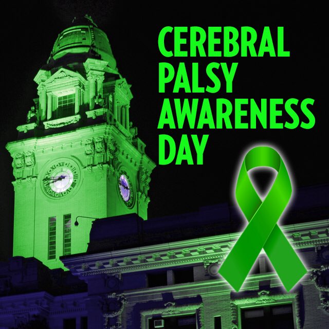 YonkersLights's tweet photo. We’re lit green in honor of #CerebralPalsyAwarenessDay! https://t.co/NZtiFpvJdQ