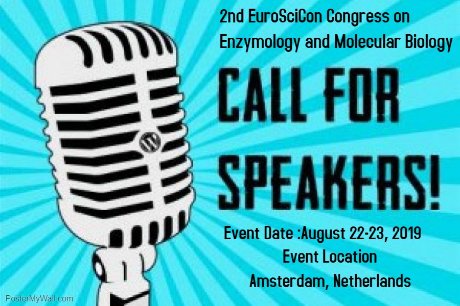 Enzymology_2k19's tweet photo. Conference #ENZYMOLOGY AND #MOLECULARBIOLOGY #callforspeakers #abstracts #conferenceorganization #enzymes #molecularbiology #enzymologyconference #Molbioconference #conference2019 #august #2019 #Amsterdam #netherlands  to know more visit: https://t.co/gRMkZhGFAB https://t.co/RiMlcsVx08