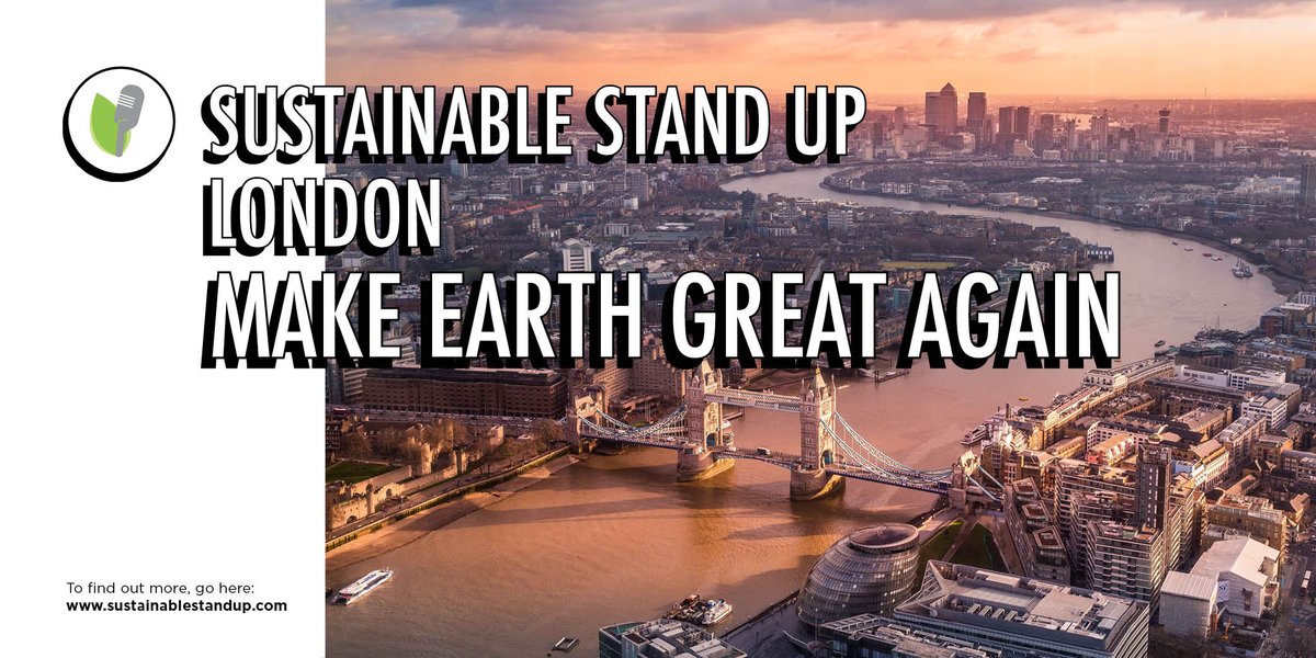 Using comedy to stand up for the things that matter. Check out the brilliant <a href="/SusStandUp/">Sustainable Stand Up</a> sustainablestandup.com/#courses <a href="/Maffick/">Maffick</a>