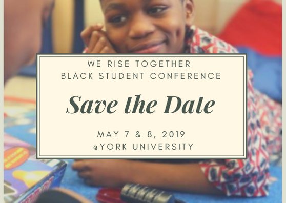 Save the Date: May 7 - Black students in High School; May 8 - Black students in Middle School.