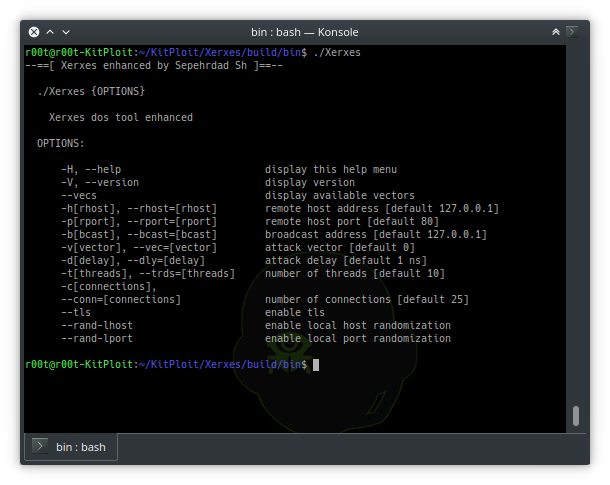 securisec's tweet photo. "RT Xerxes - DoS Tool Enhanced https://t.co/n2Ng4dsh89 #Blacknurse #DDoSTool #DoSattack #DoSTool #FloodAttack #HTTPFlood #PacketCrafting https://t.co/KHQY47wn1E"