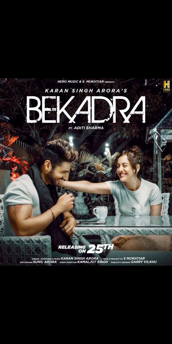 officialaditish's tweet photo. https://t.co/DmbHH4u1eV

#bekadra is out now! Please show some love 😇 https://t.co/4U4ZsCQFts