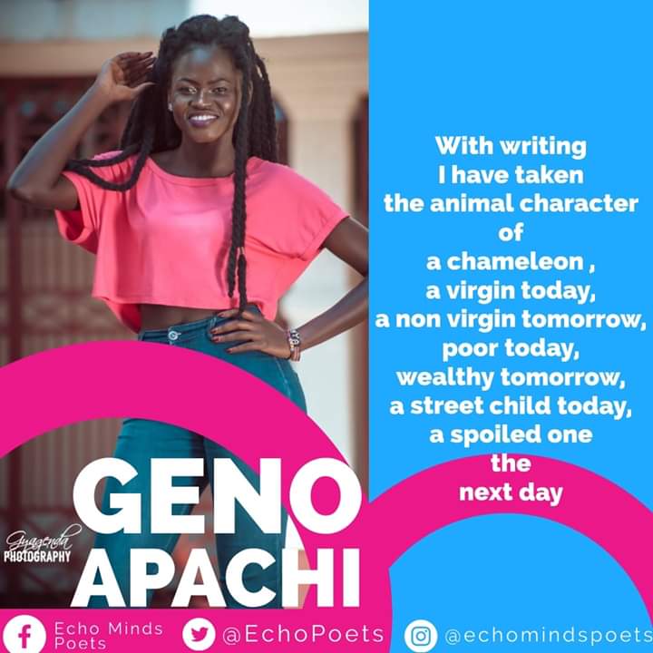 Go @GenoApachi 😍😋 Go
#She4She 
31st March 
National Theater 

#RT 
@Northfly2 @m_ojok @PATRICKMASEMBE @SpraggaStarBoy2 @robinson_davins @TalentAveUg @ogeneddy