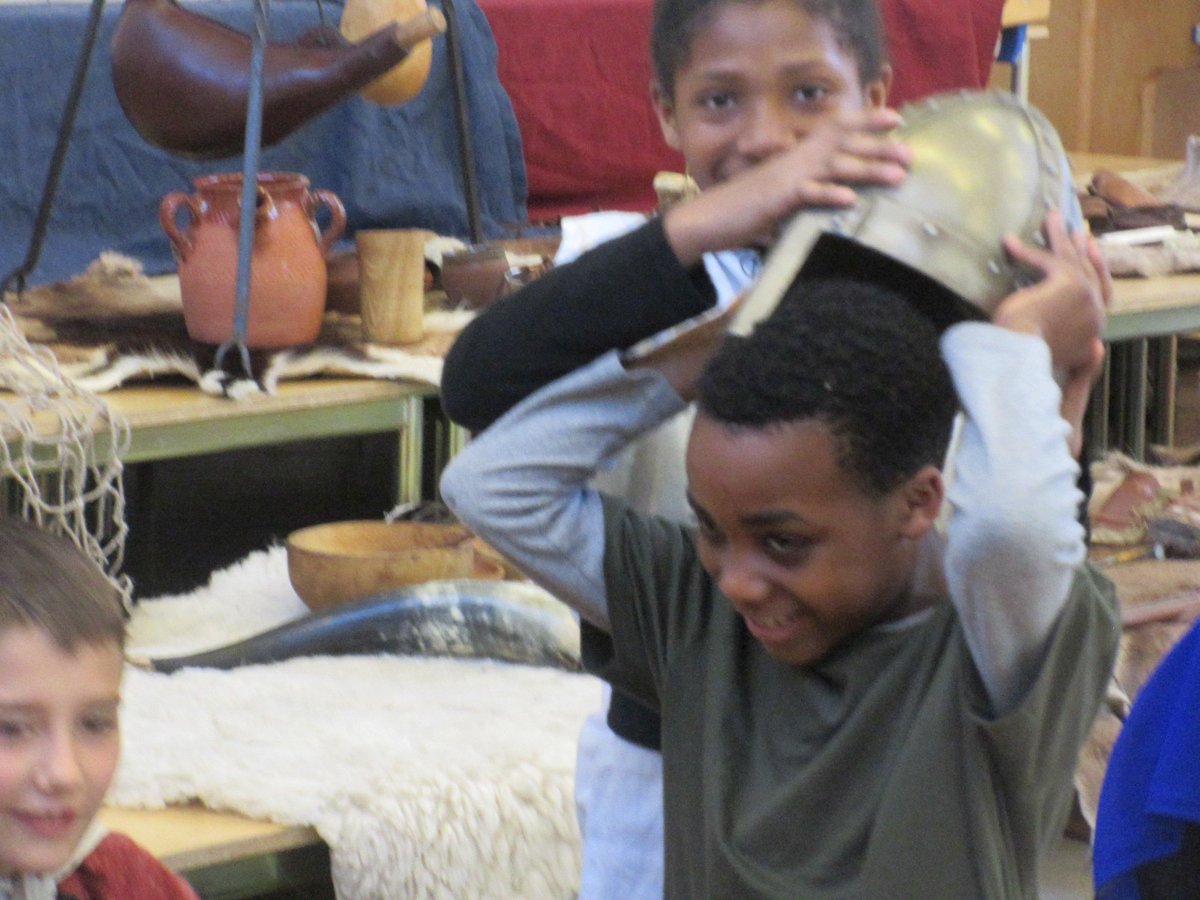 immanuelprimary's tweet photo. Year 4 are thoroughly enjoying a 'Viking Workshop' today and they all look fabulous in their costumes! #topicday #vikings #vikingworkshop https://t.co/Qfq3P1hM5g