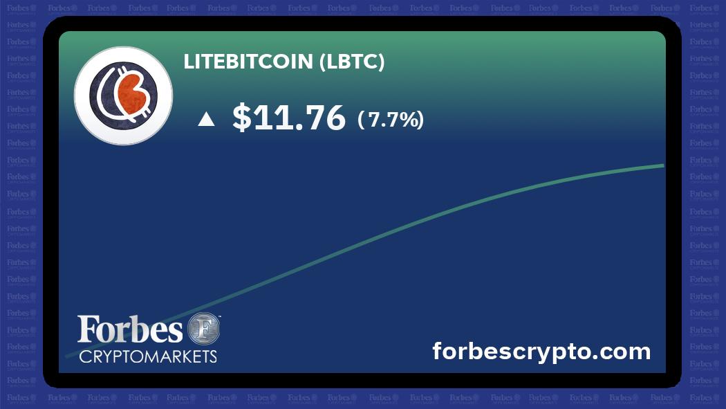 ForbesDAssets's tweet image. LiteBitcoin (LBTC) has gained 7.7% over the last 24hrs #forbescryptomarkets #litebitcoin forbescrypto.com/crypto/litebit…