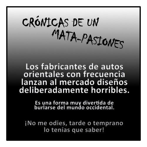Cronicasmatapasiones Ar Twitter Sarcasmo Psiquiatria Psiquiatra Psicologia Psicologo Autos Fabricantes Automotores Automotrices Automotriz Armadoras Industriaautomotriz Industria Orientales Oriente Oriental Mercado Disenos