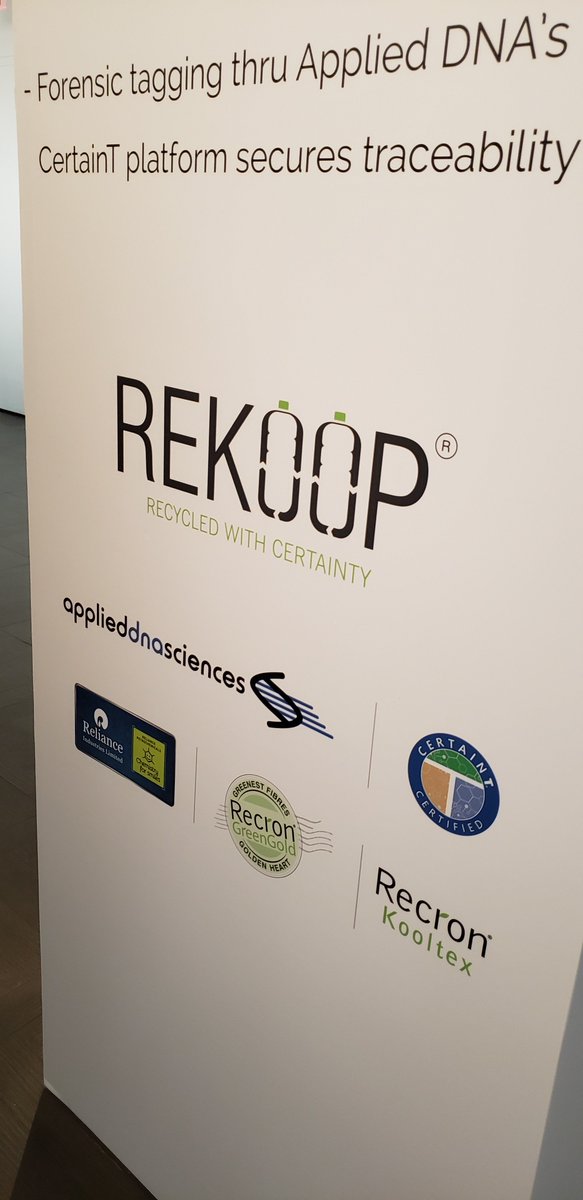 BNBX_Corp's tweet photo. Featured at NY Home Fashions Week. REKOOP with Kooltex powered by #CertainT. Applied DNA and GHCL bring sustainable, traceable bedding to a new level. https://t.co/supiU5DOIY @GHCLLimited @Rekoop_pet https://t.co/GriPF9s7re