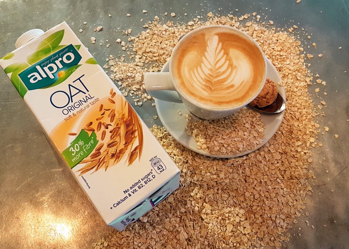 Alongside the launch of our new lunch menu we are also adding oat milk for coffee and teas with just a 30p extra charge!  ☕☕ #veganfriendly