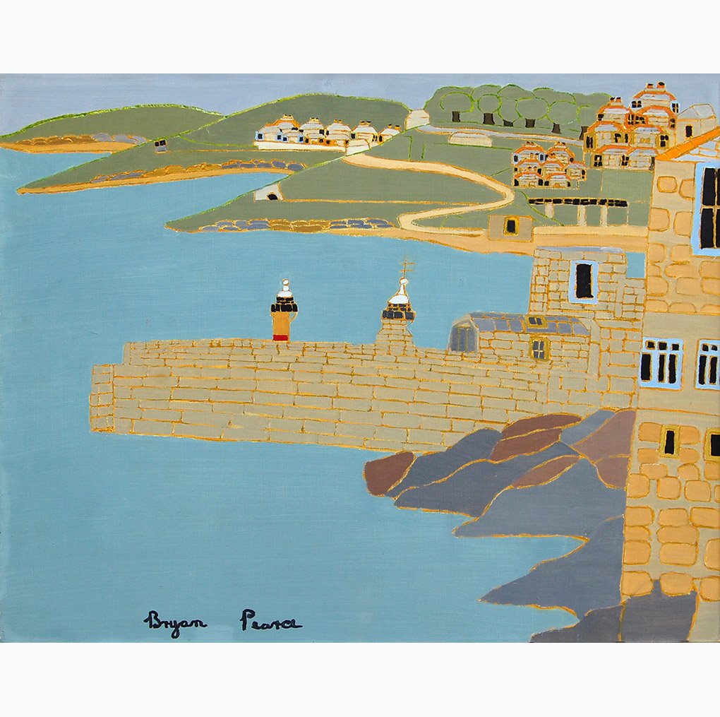 belgravestives's tweet photo. Last afternoon to see #BryanPearce #StIvesArtist. And what a day to see it. Hot weather with amazing light. There's a 70s tantalising aerial mapped walk and more than one still life that sings. Different lights and bricks of #stives meander across canvases https://t.co/5TXJDGBmD8 https://t.co/scY5Tj2ciY