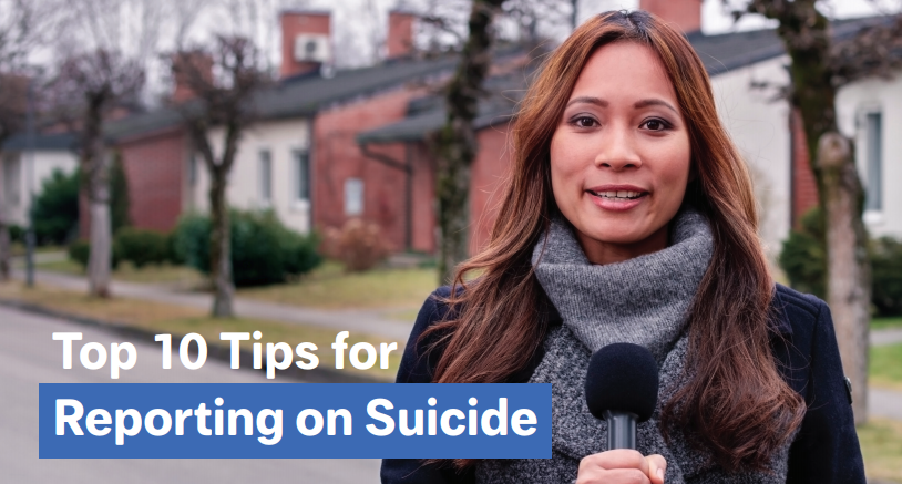 You can check out our top 10 tips for reporting on suicide here: bit.ly/2OqjSez