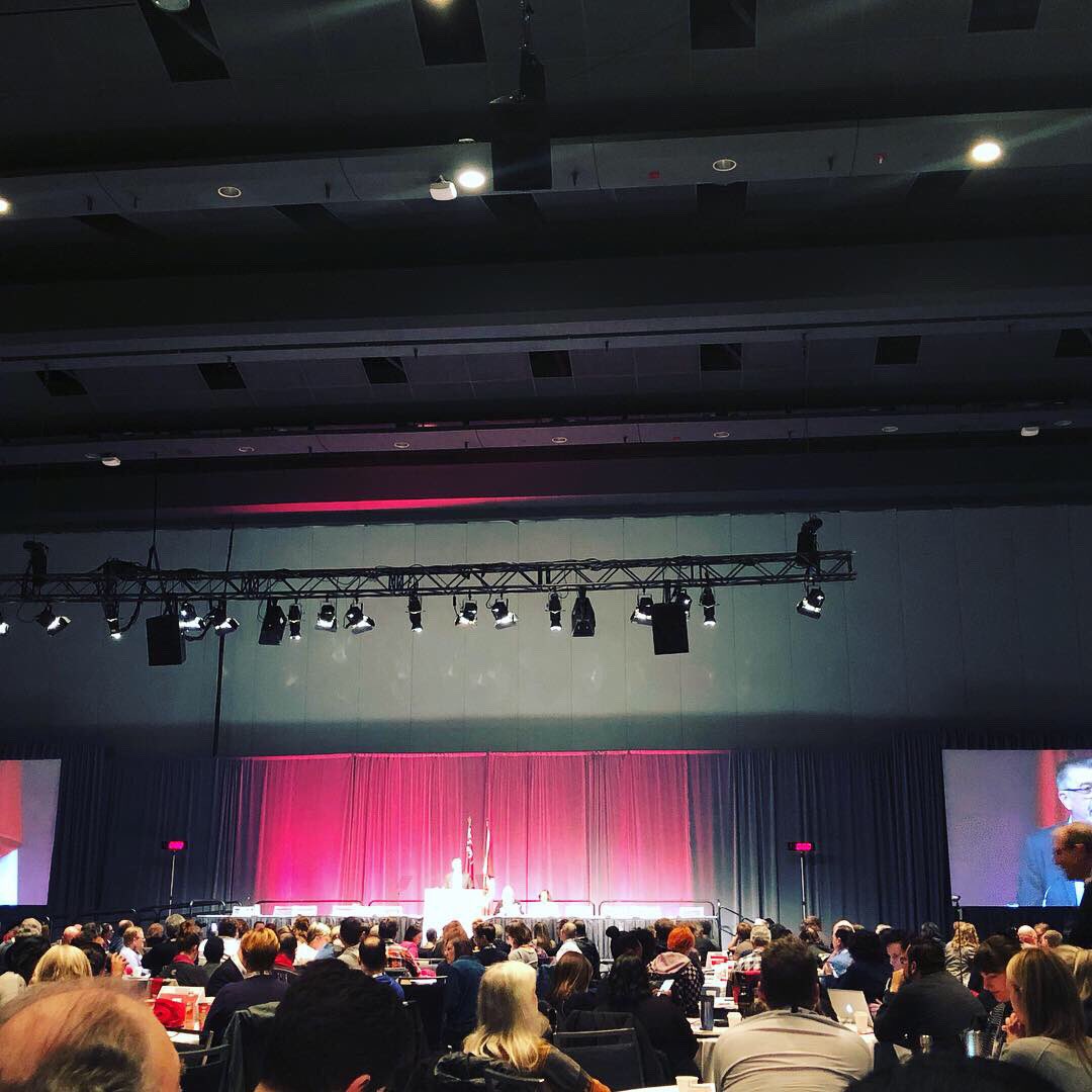 jjlabour's tweet photo. Kicking off this morning with #buildingtheresistance at the OFL #PowerOfMany Conference https://t.co/EewNztauM1