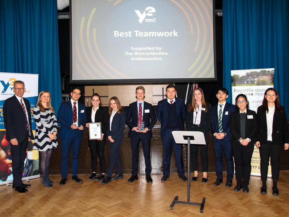 None of the results that we proudly share would be achieved without the endeavor demonstrated by the whole team and we are honoured to receive the “Best Teamwork” award.     #YoungEnterprise