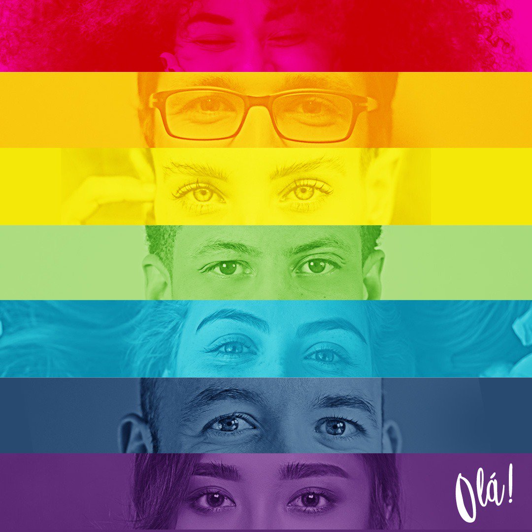 OlaConecta's tweet photo. A segunda começa mais colorida. Mais respeito para toda forma de amor!!!
25 de março - Dia Nacional do Orgulho gay 
#orgulhogay
#gaypride
#amor
#pride
#respeito 
#lgbtpride https://t.co/pEzcsXEMsf