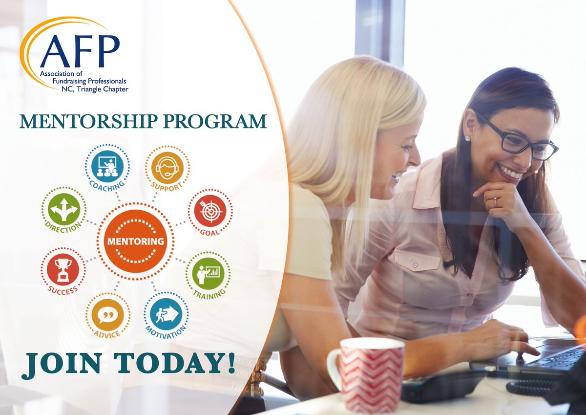 Get the most out of your AFP membership! Join our Mentoring Program to participate in a rewarding and supportive experience. Develop relationships that could last a lifetime! 
Join today! Deadline is March 29th, 2019
Click here... bit.ly/2HF6PVY